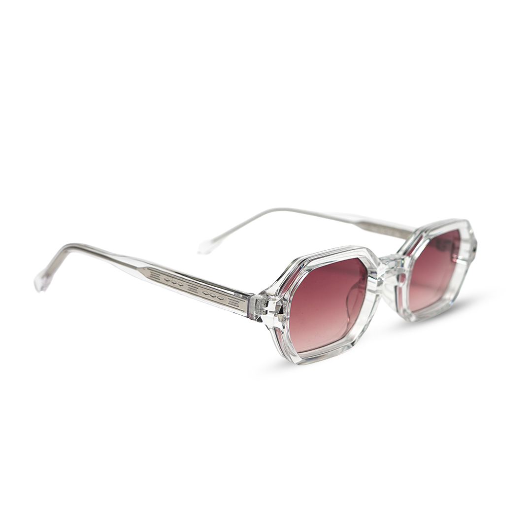 Shadygators Clint Transparent Sunglasses – view 3