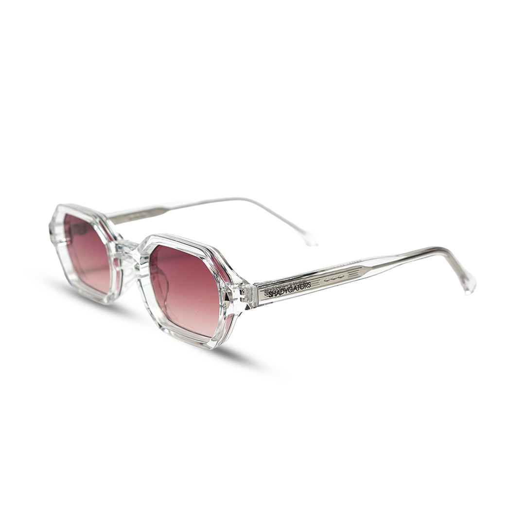 Shadygators Clint Transparent Sunglasses – view 5
