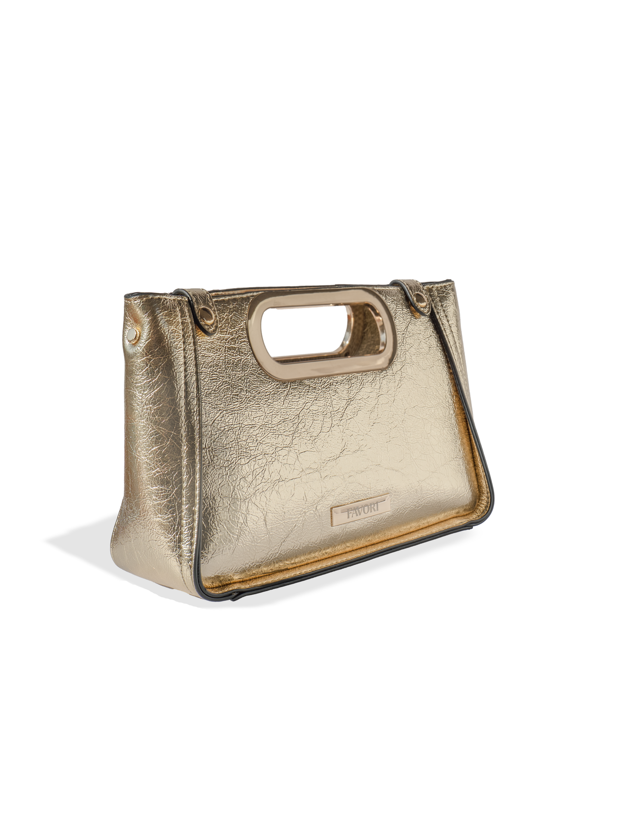 Favori Aurelia- Ladies Clutch Bag Faux Leather | Gold – view 5