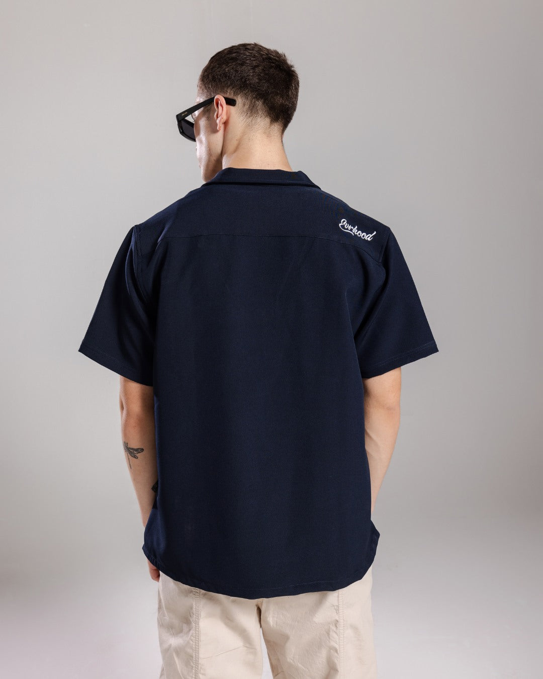 Evrhood Bowling Shirt - Blue – view 4