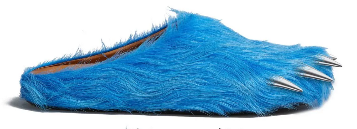 Bravest Studios ファーサンダル Bravest Studios Bear Claw Mule Blue – Dawntown