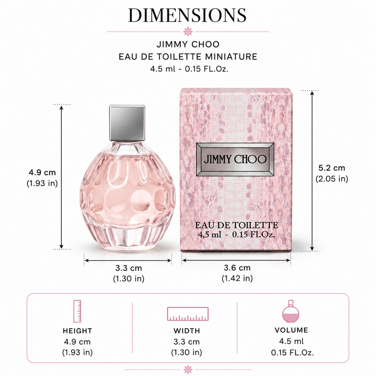 Jimmy Choo - Eau De Toilette - Mini (0.15 oz / 4.5ml)