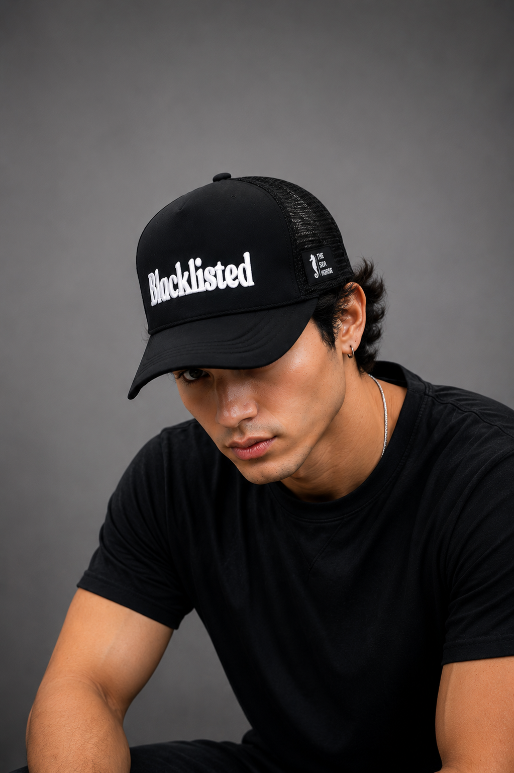 THE SEA HORSE Blacklisted - Mesh Trucker Cap – view 6