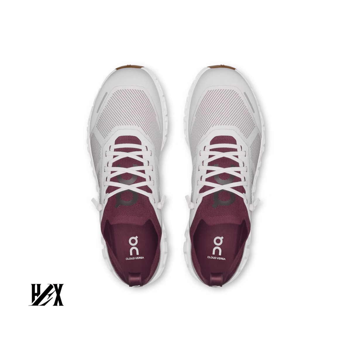 On Running Cloud 6 Versa Silver | Maroon