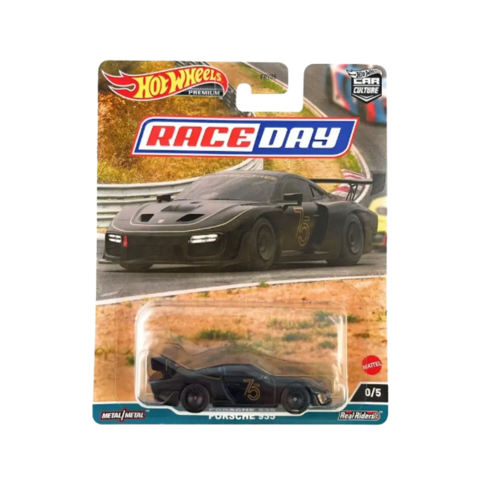 Hot Wheels Premium Porsche 935 Race Day Chase Black