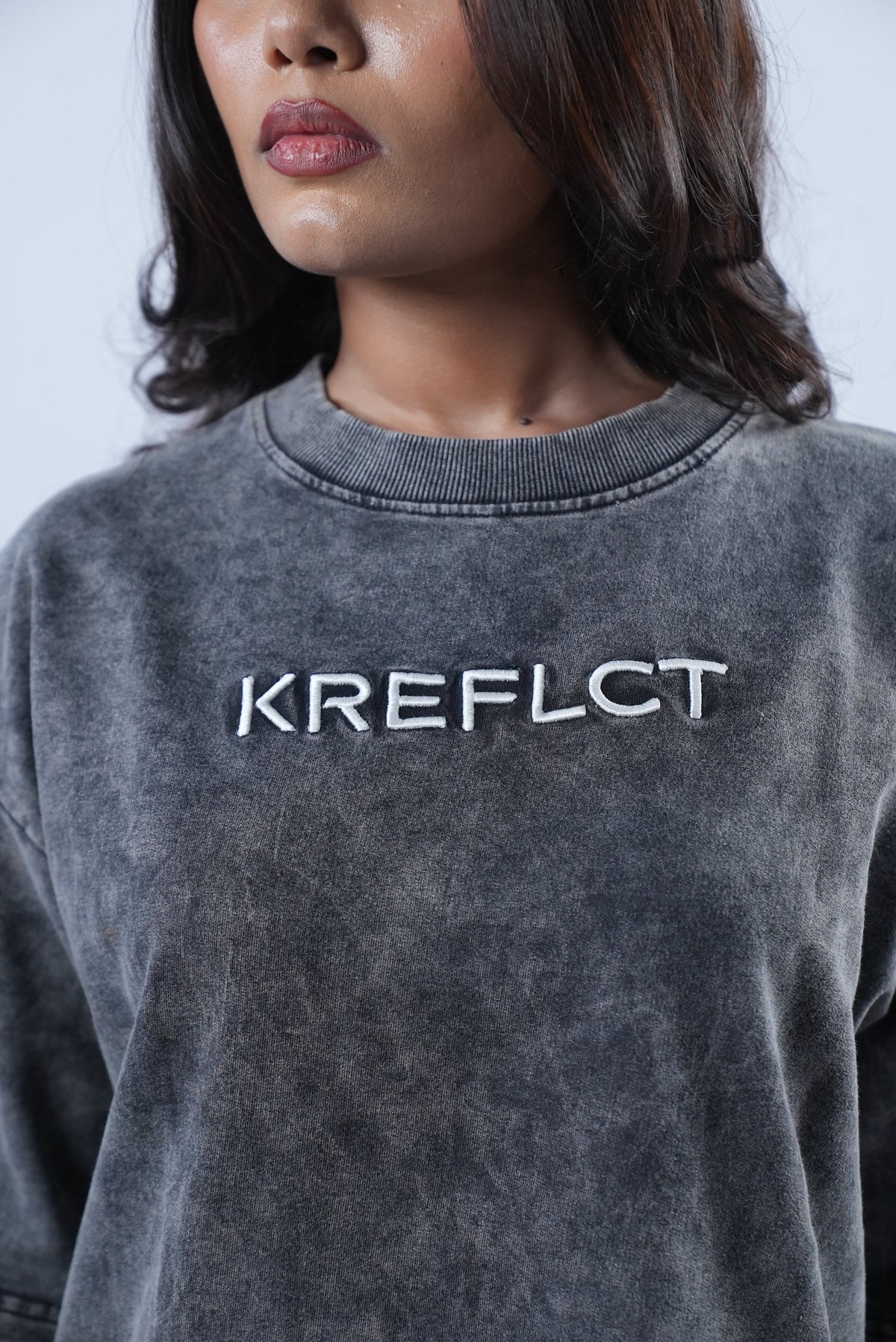 Kreflct WASHED TEE - BLACK – view 5