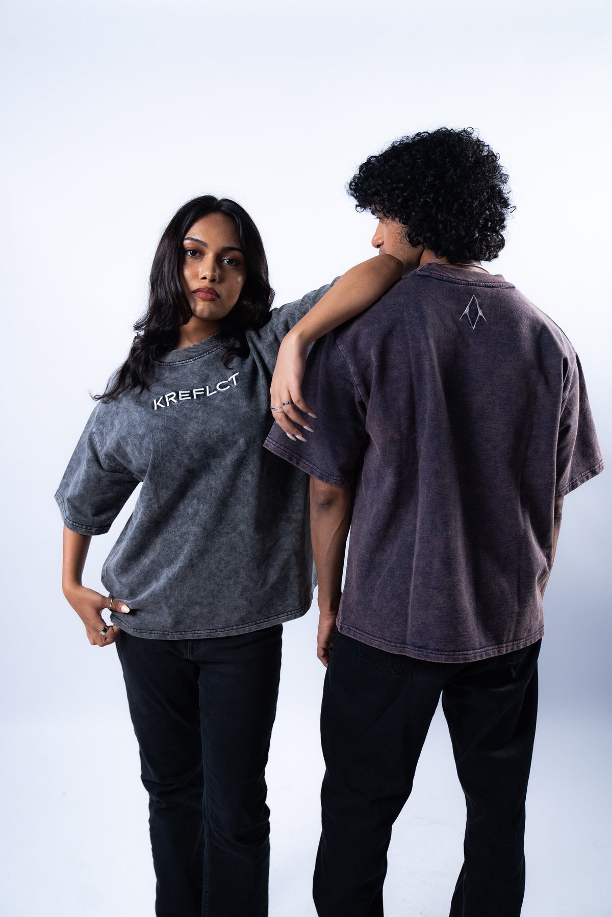 Kreflct WASHED TEE - BLACK – view 7