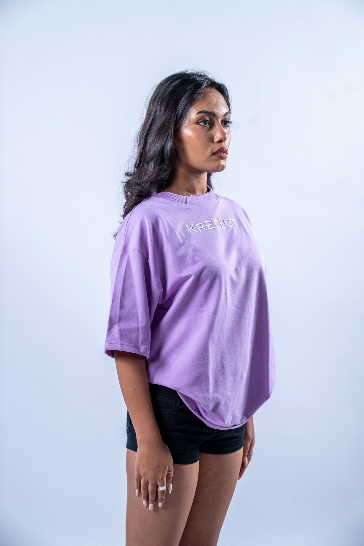 Kreflct LOGO TEE - LAVENDER – view 7