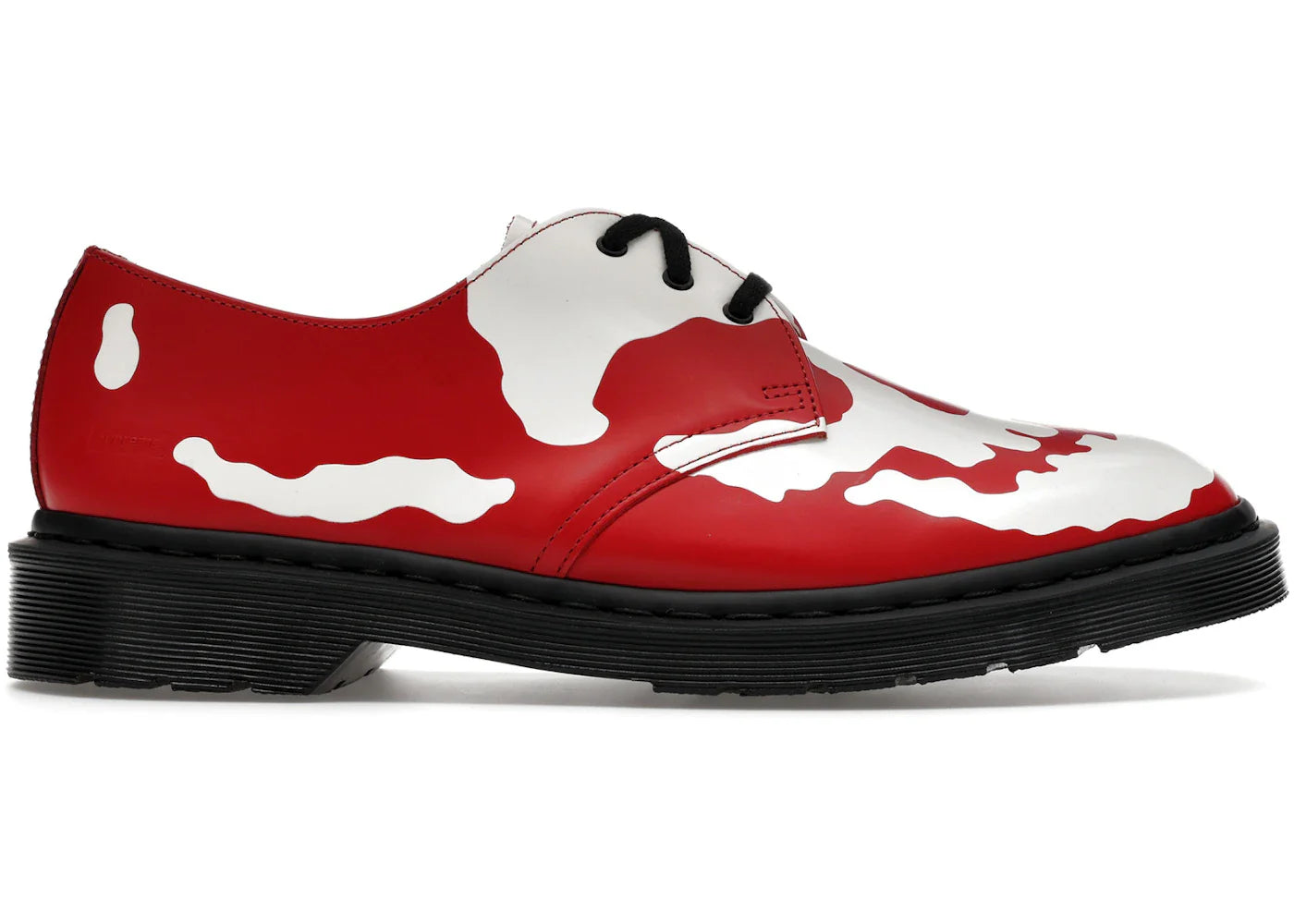 Dr. Martens 1461 3-Eye Shoe Supreme Skull Red White