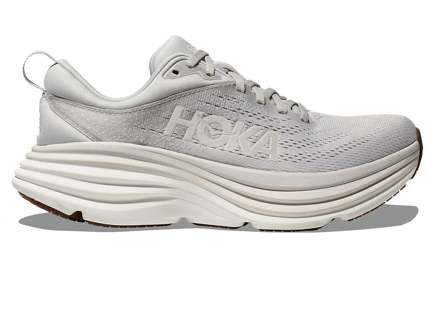 Hoka One One Bondi 8 Lunar Rock Nimbus Cloud Womens