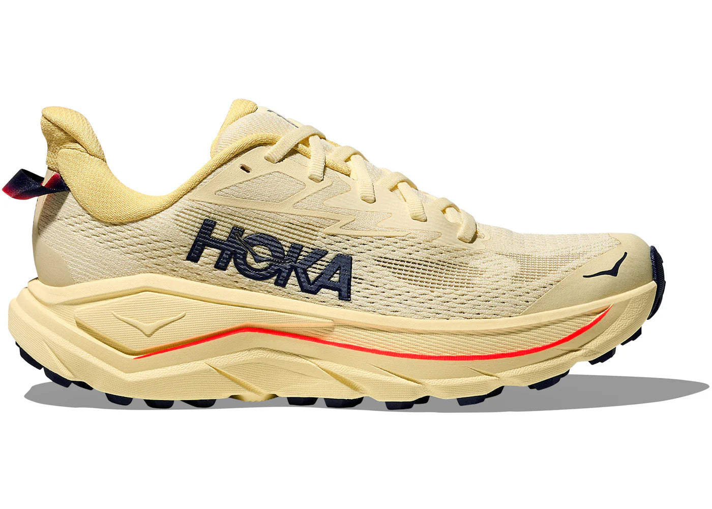 Hoka One One Challenger 8 Vintage Yellow Midnight Blue Womens