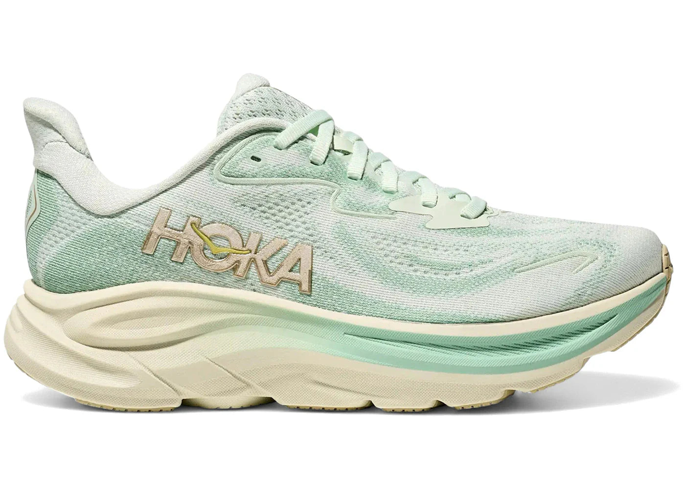 Hoka One One Clifton 10 Sea Glass Jadeite Womens