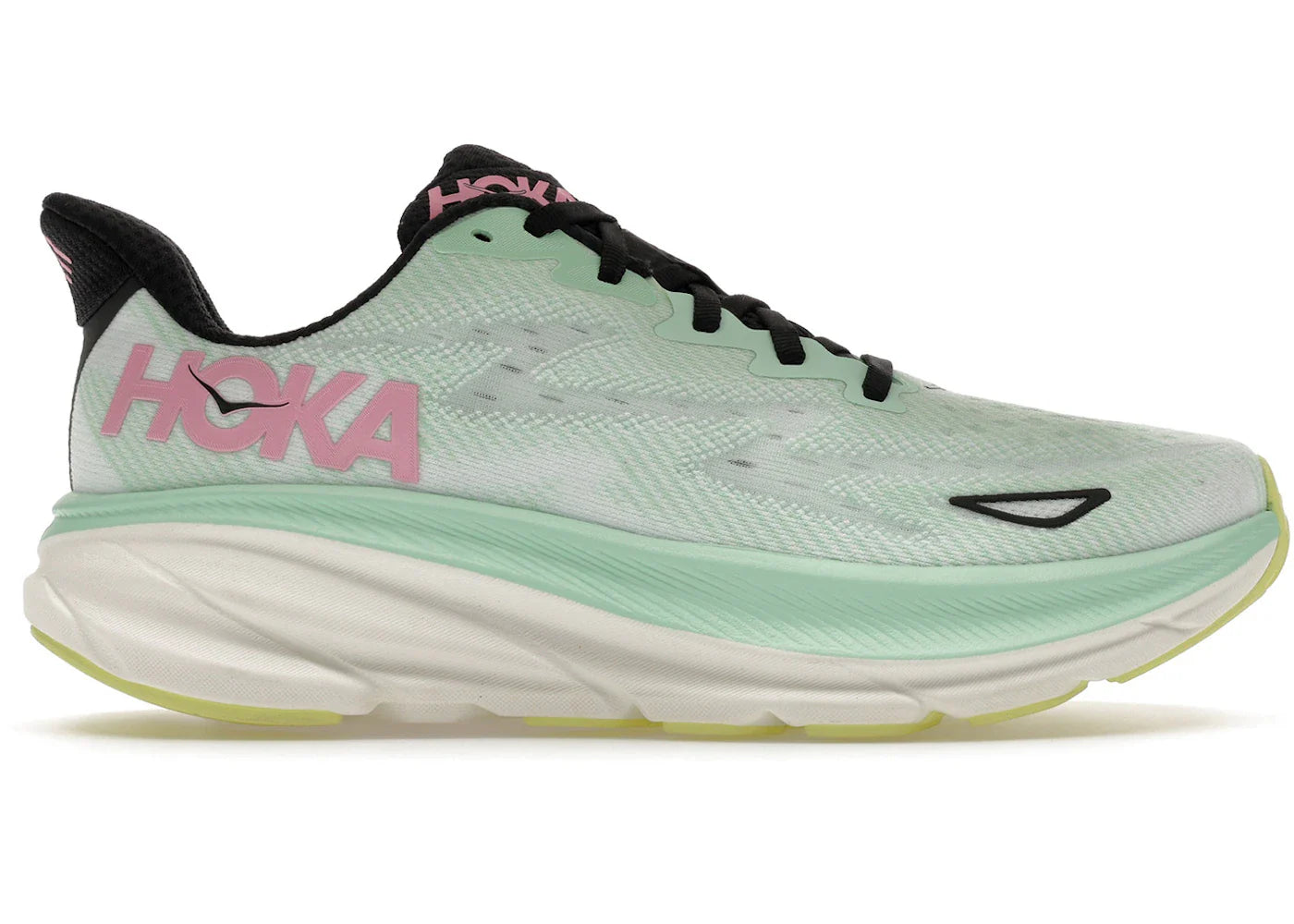 Hoka One One Clifton 9 Mint Fluorite Snow Melt Womens