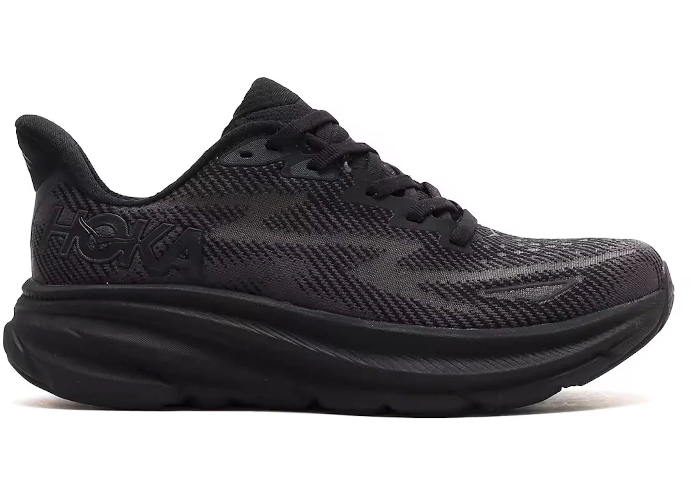 Hoka One One Clifton 9 Triple Black Womens