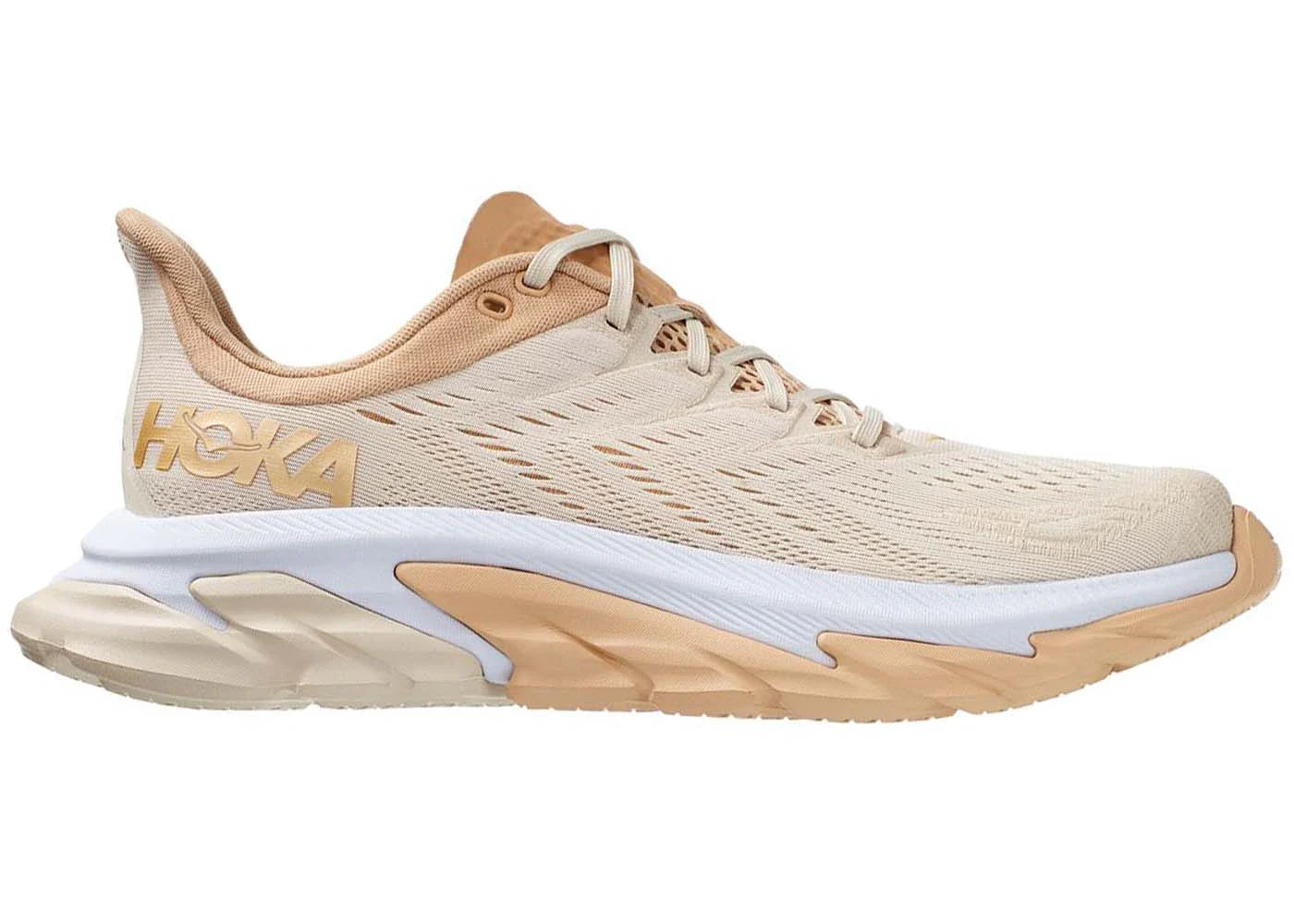 Hoka One One Clifton Edge Almond Milk Beige