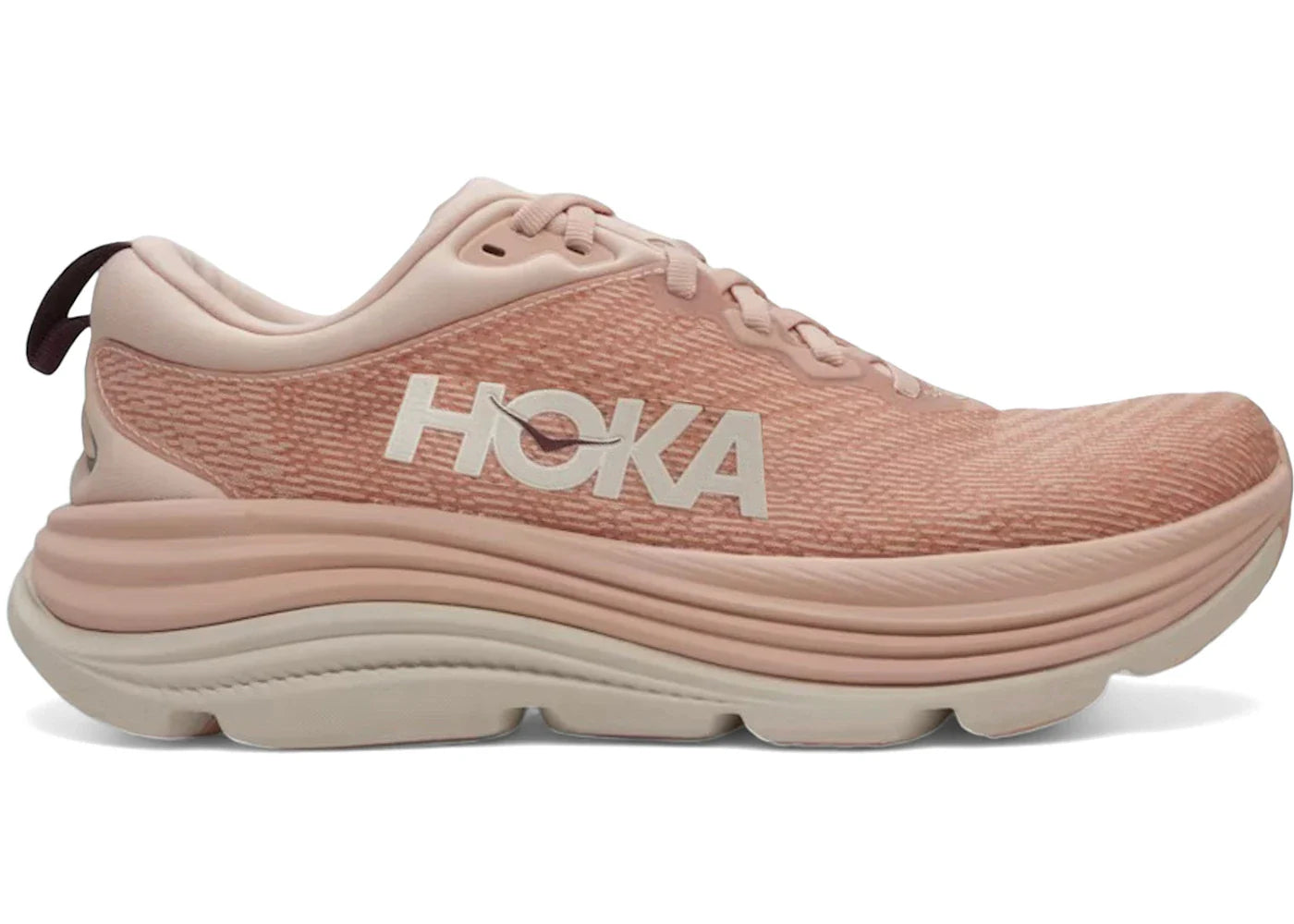 Hoka One One Gaviota 5 Rose Latte Rose Cream Womens