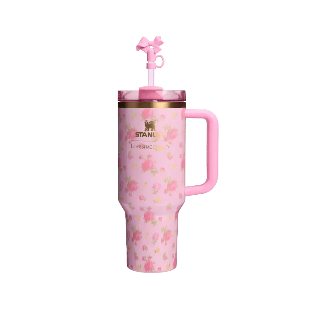 Stanley 1913 x LoveShackFancy Quencher H2.0 Flowstate™ Tumbler Ibiza Sunset