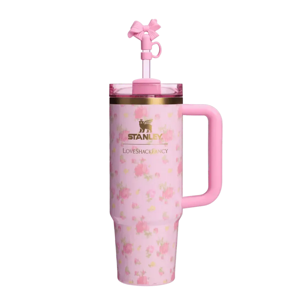 Stanley 1913 x LoveShackFancy Quencher H2.0 Flowstate™ Tumbler Ibiza Sunset