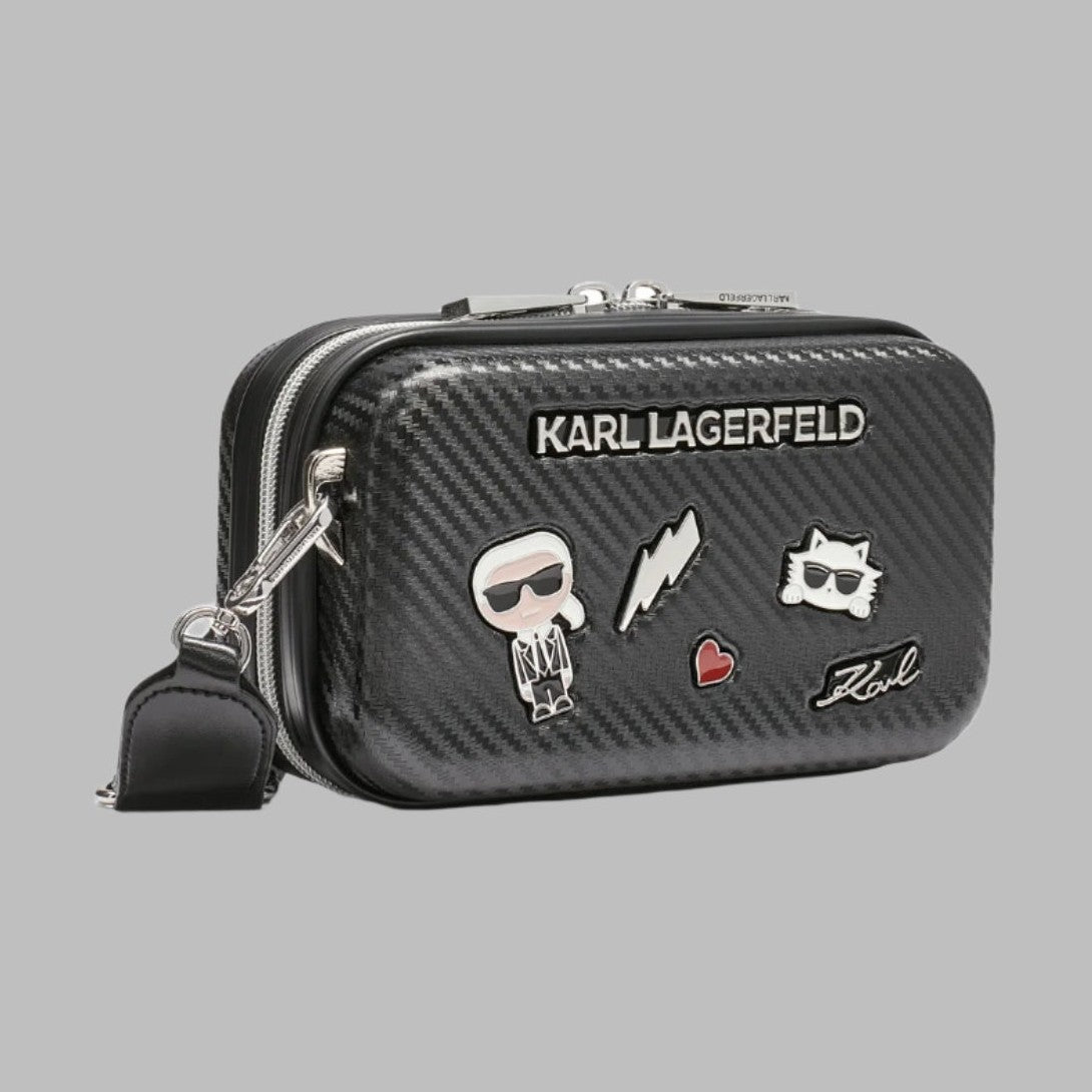 Karl Lagerfeld Maybelle hardcase crossbody black