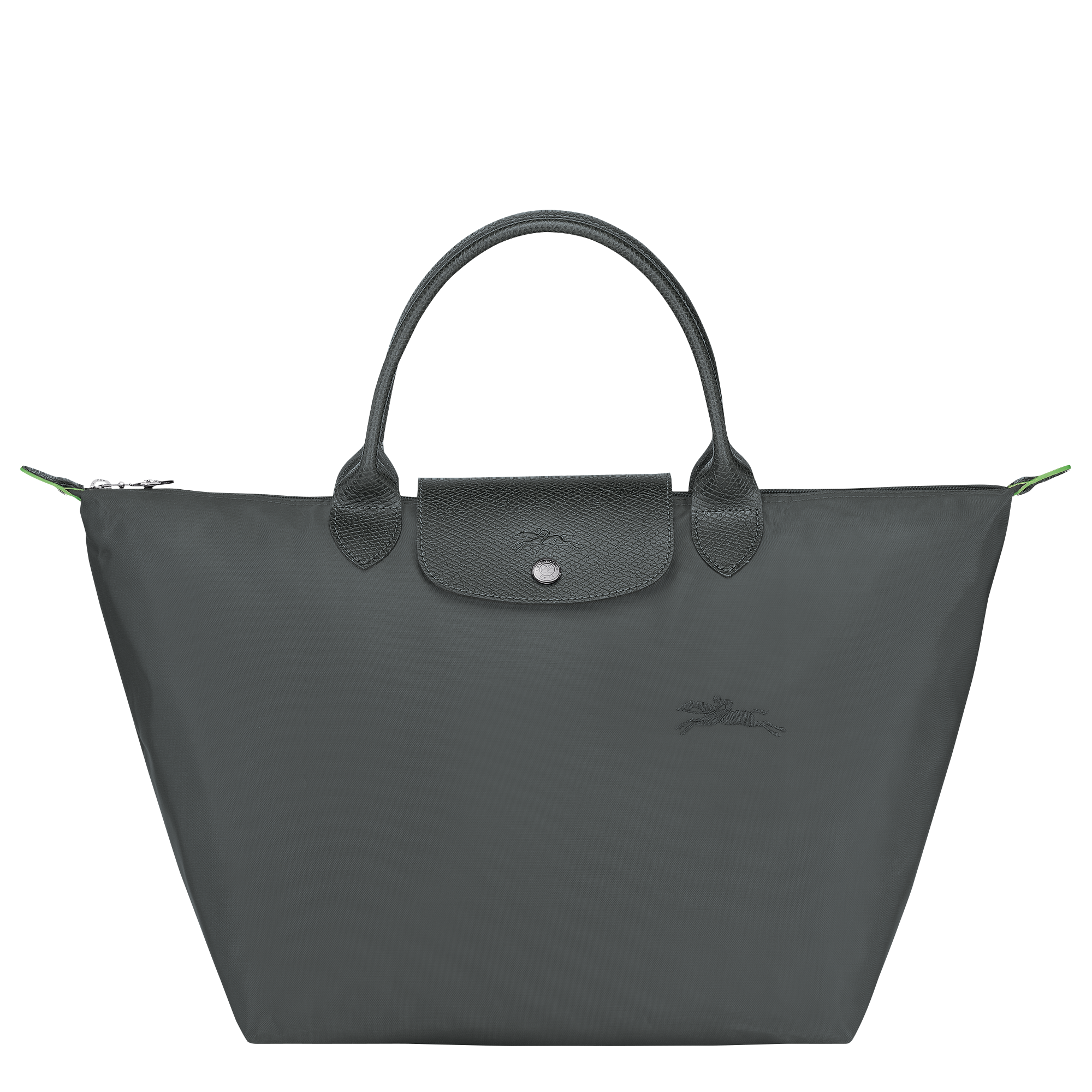 Longchamp Le Pliage Green M Handbag Graphite