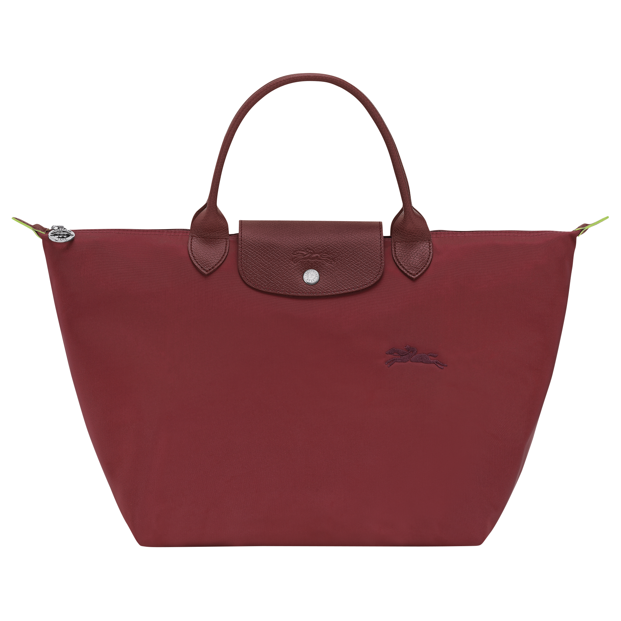 Longchamp Le Pliage Green M Handbag Pomegranate