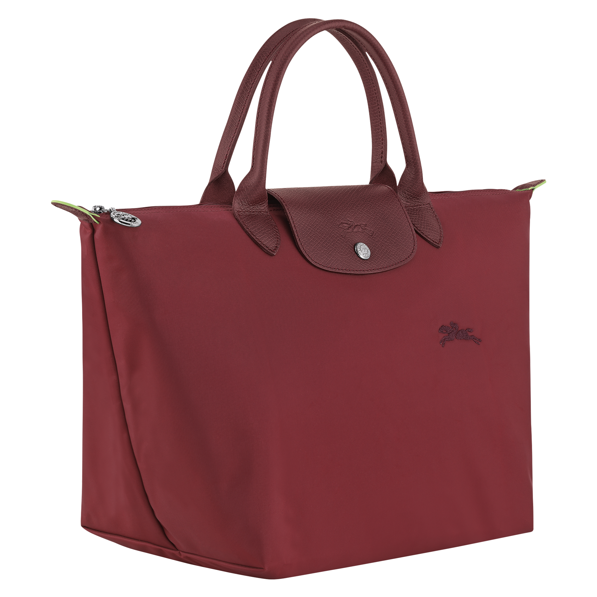 Longchamp Le Pliage Green M Handbag Pomegranate