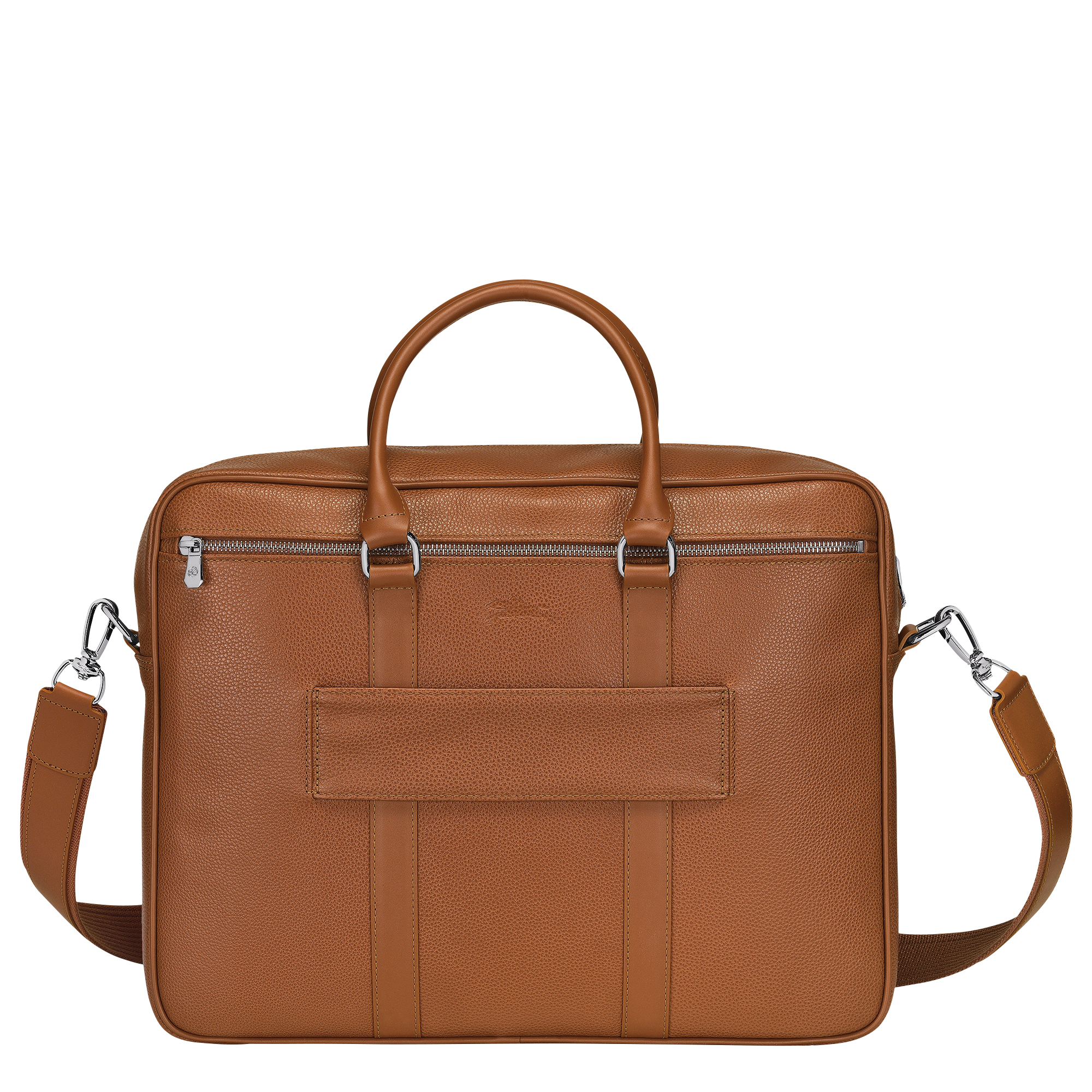 Longchamp Le Foulonné M Briefcase Caramel