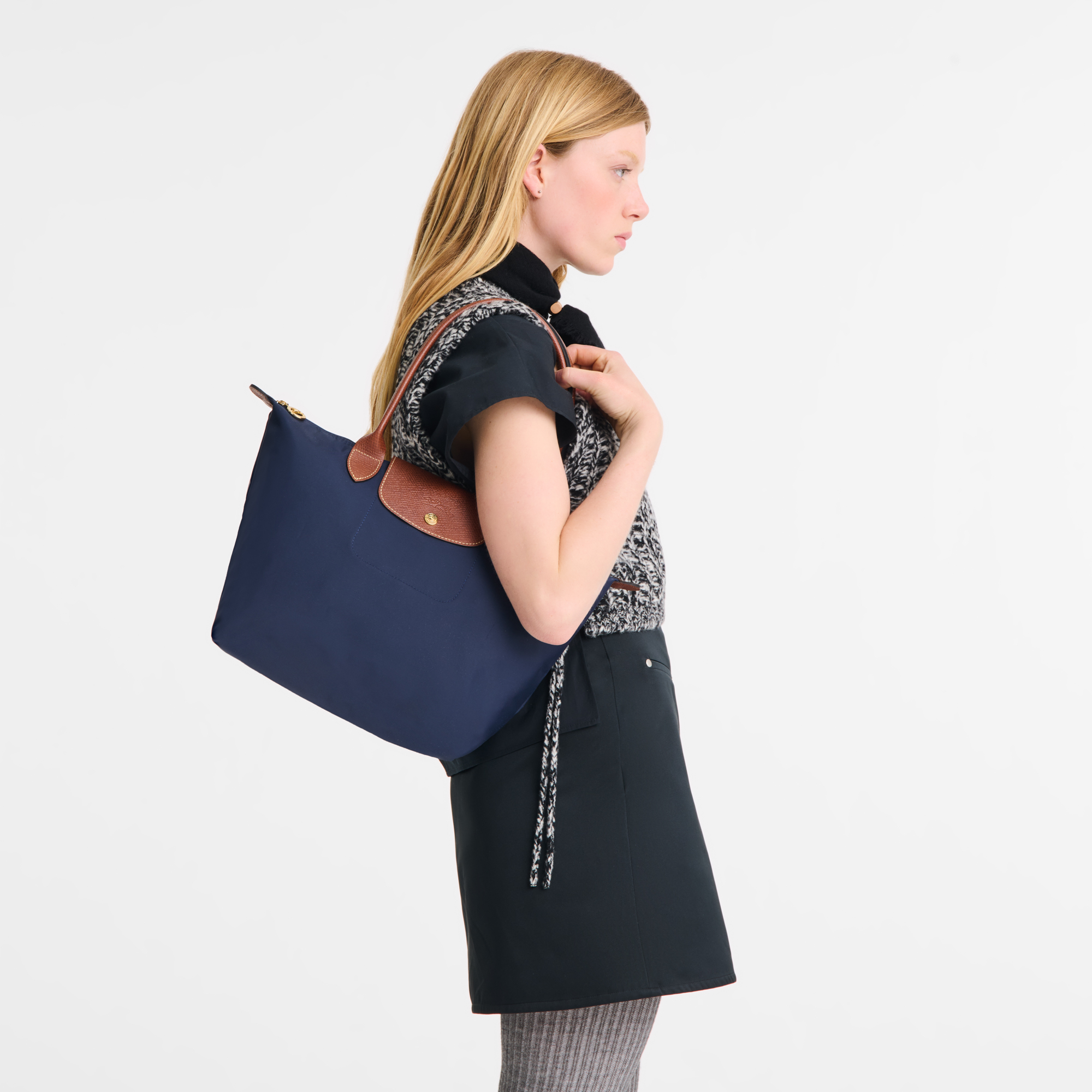 Longchamp Le Pliage Original M Tote bag Navy