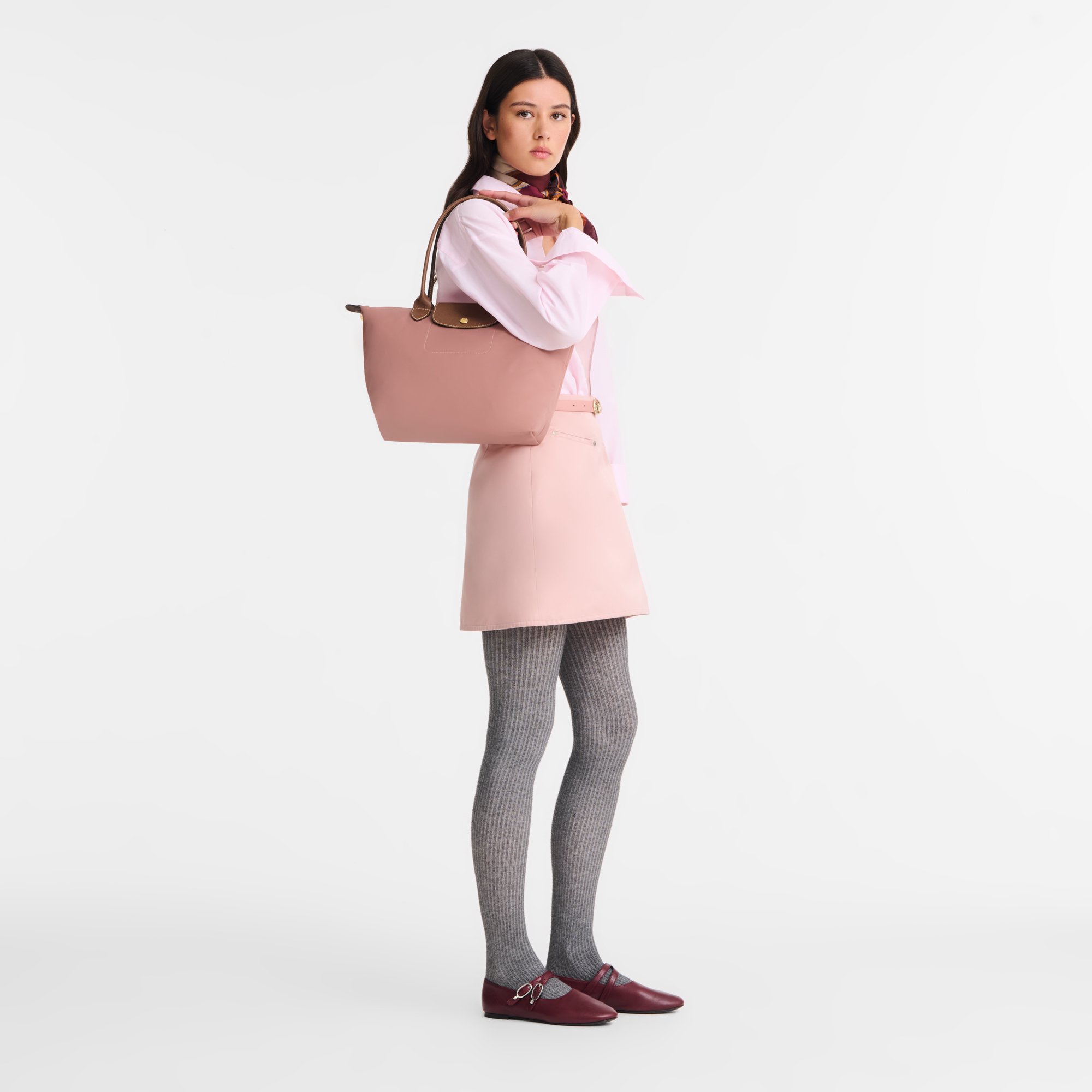Longchamp Le Pliage Original M Tote bag Pink Tea
