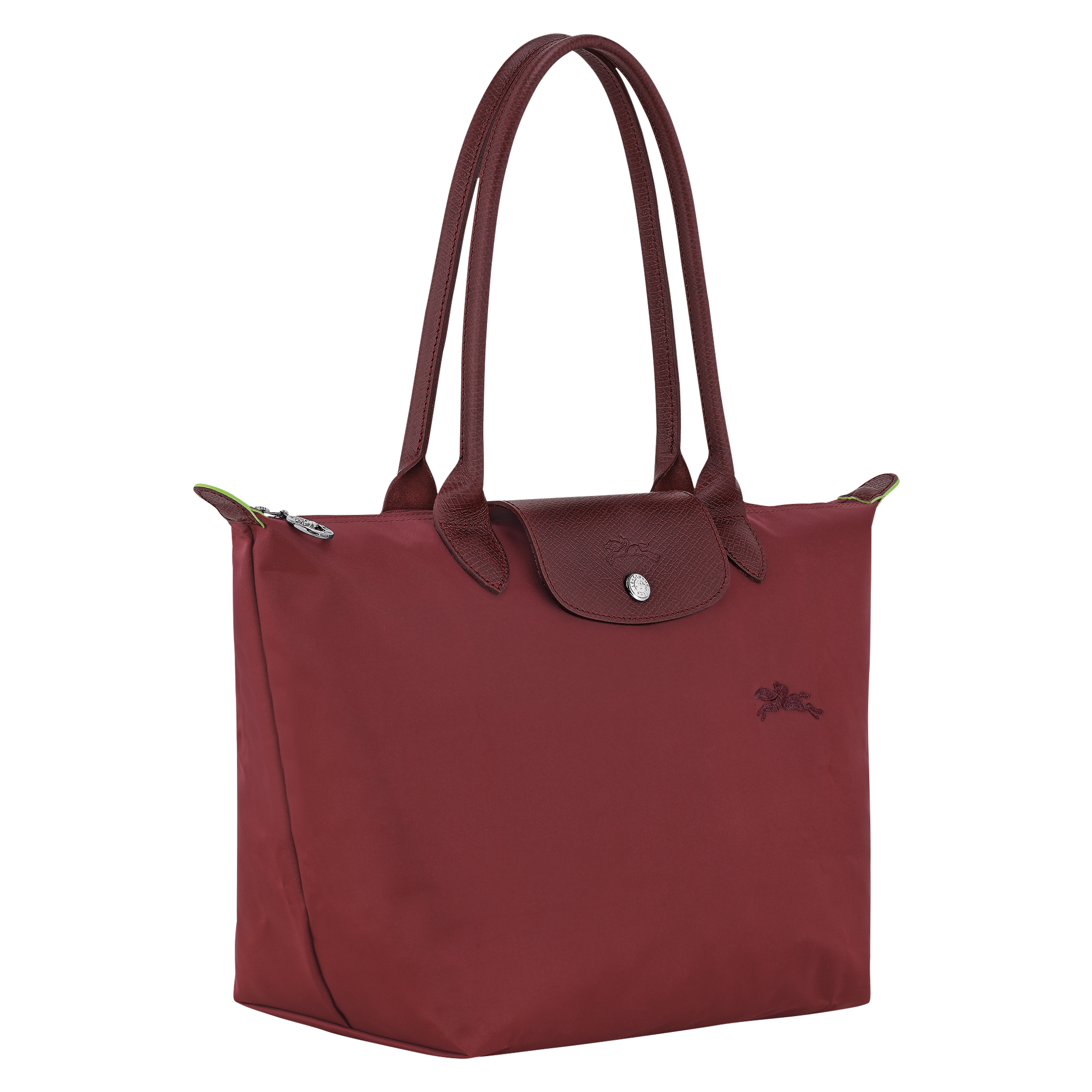 Longchamp Le Pliage Green M Tote bag Pomegranate
