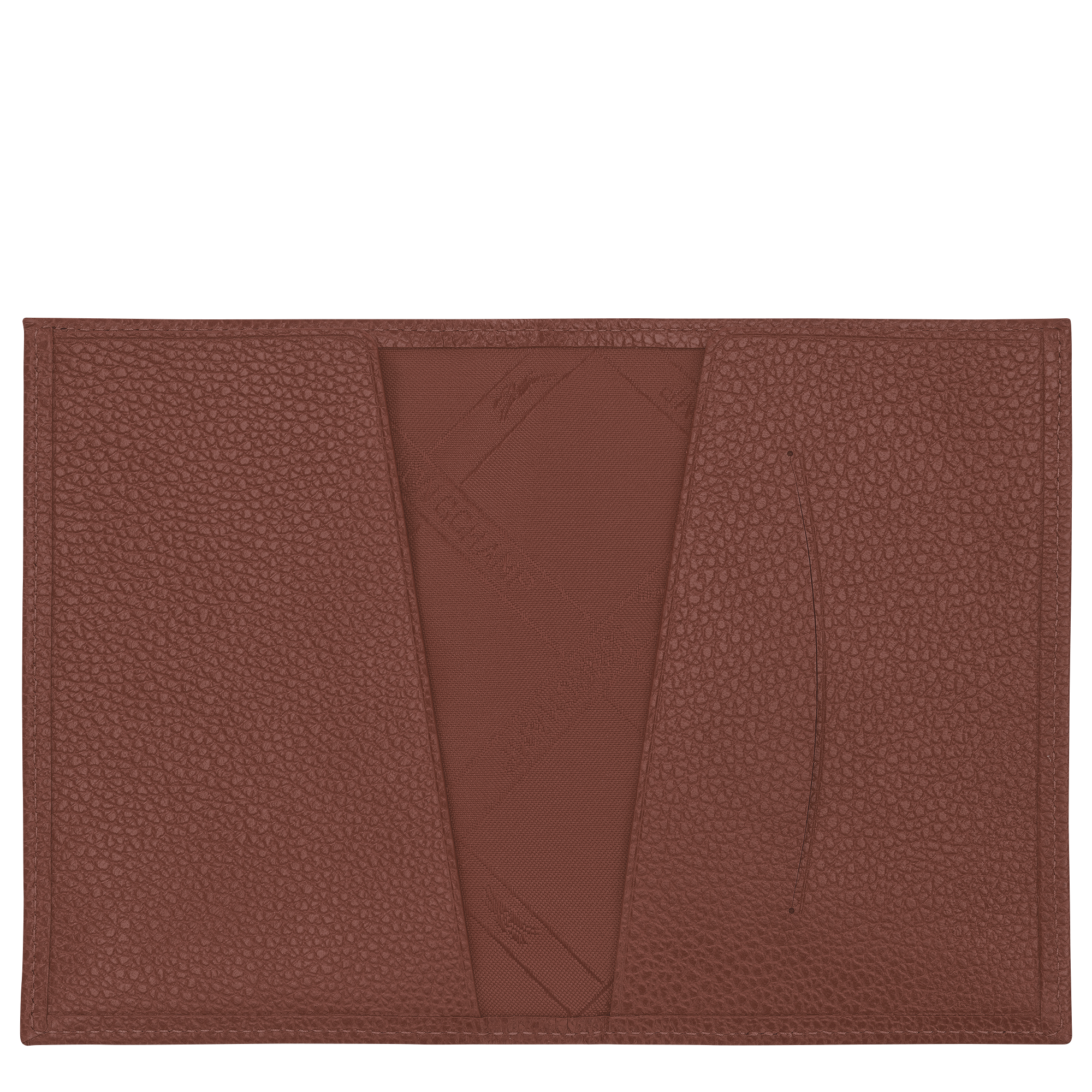 Longchamp Le Foulonné Passport cover Coffee