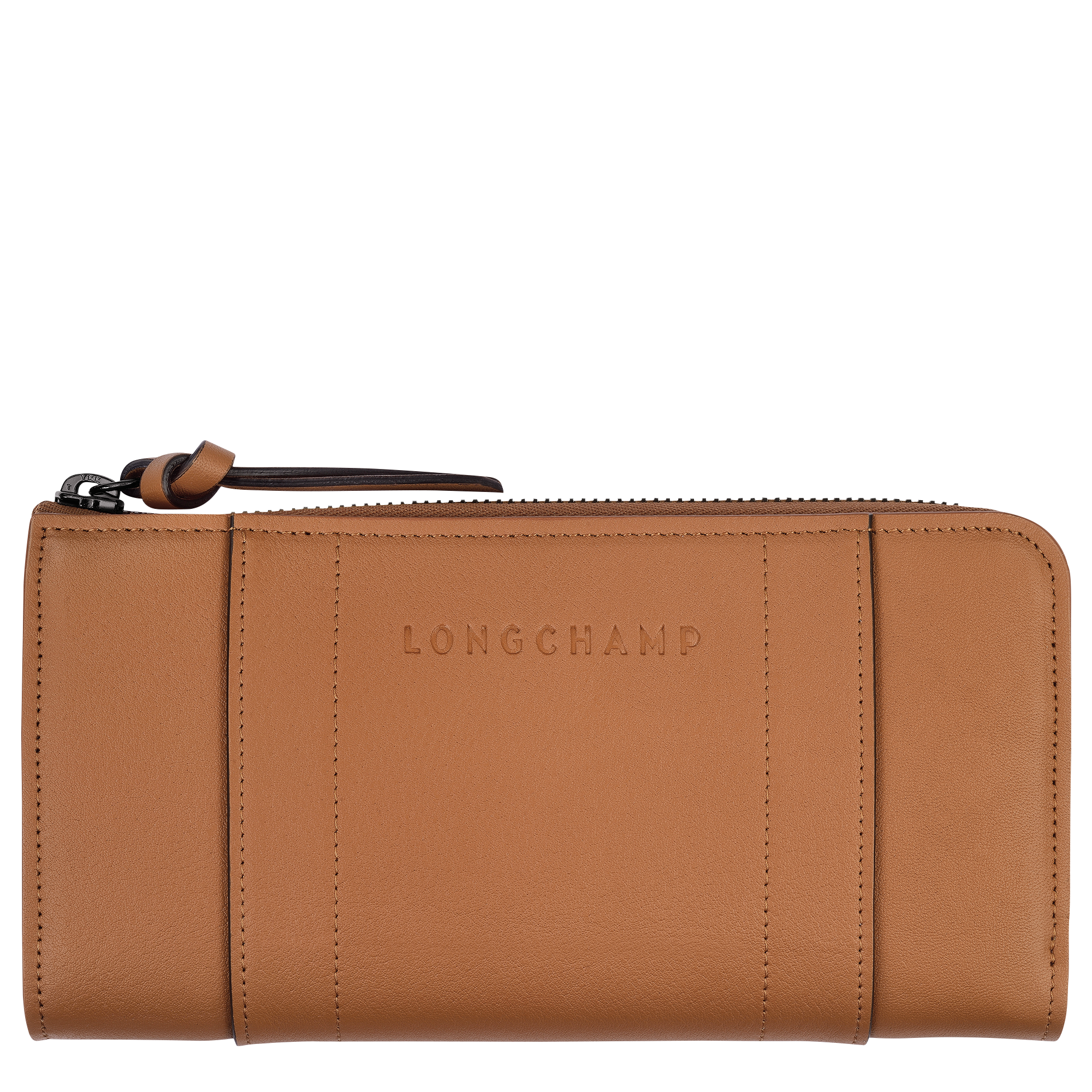 Longchamp Longchamp 3D Zip around wallet Natural