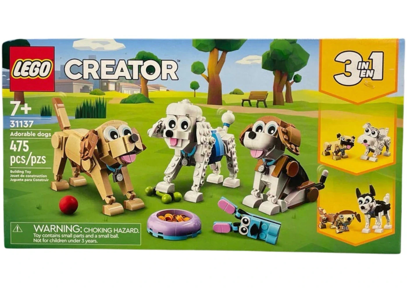 Lego Creator 3In1 Adorable Dogs Set 31137