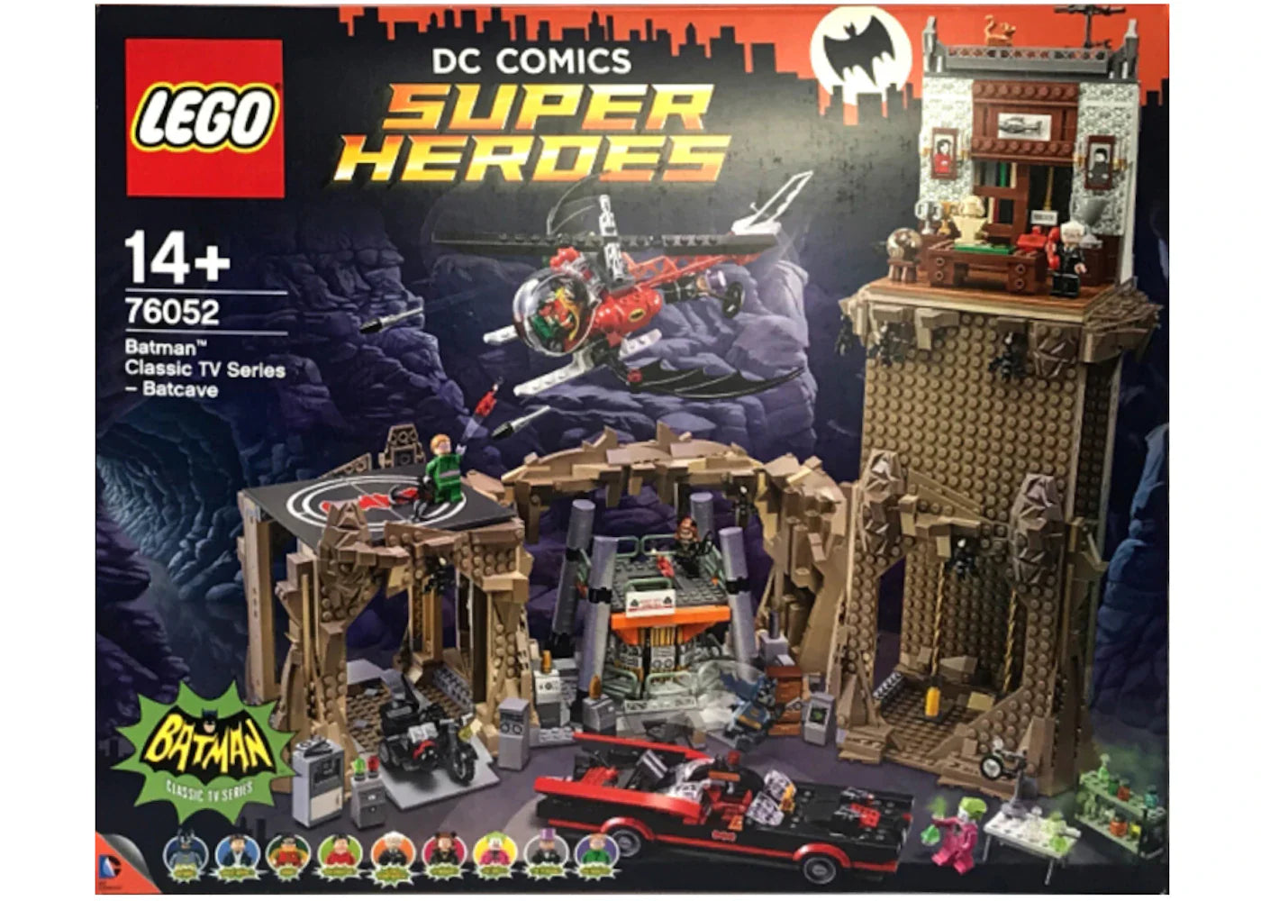 Lego Dc Comics Super Heroes Batman Classic Tv Series Batcave Set 76052