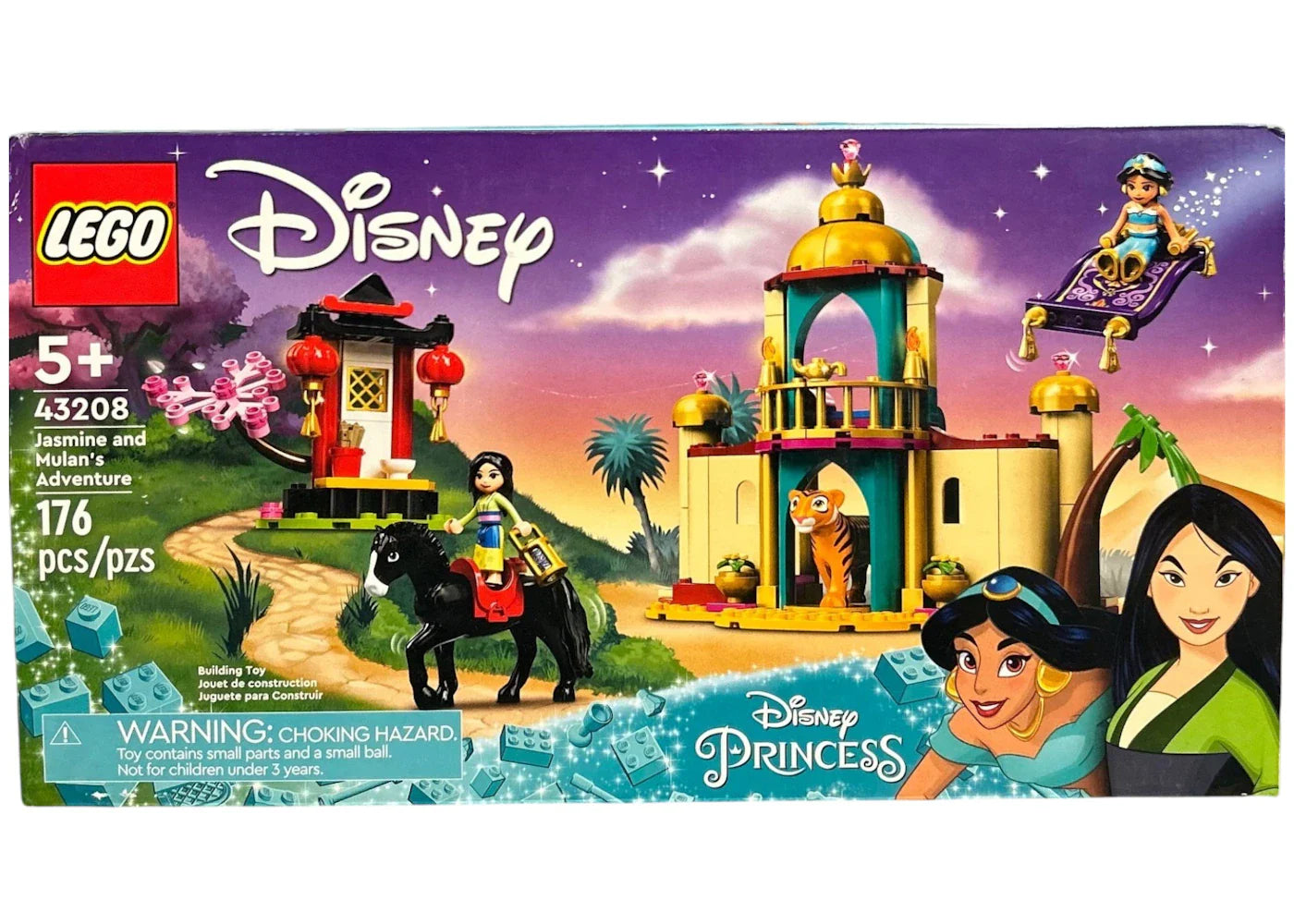 Lego Disney Princess Jasmine And Mulans Adventure Set 43208