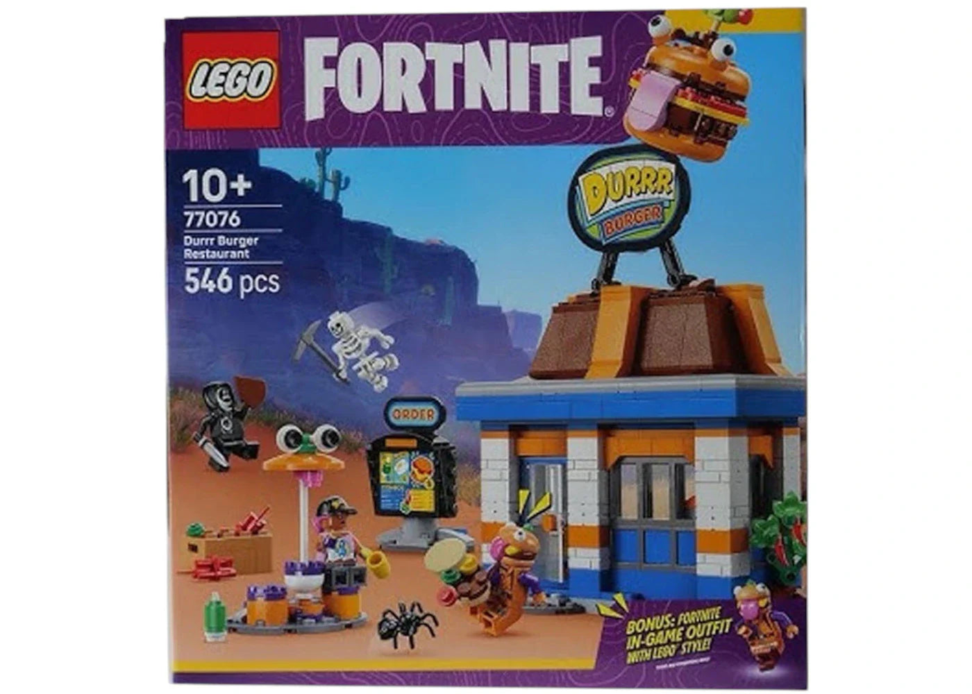 Lego Fortnite Durrr Burger Restaurant Set 77076
