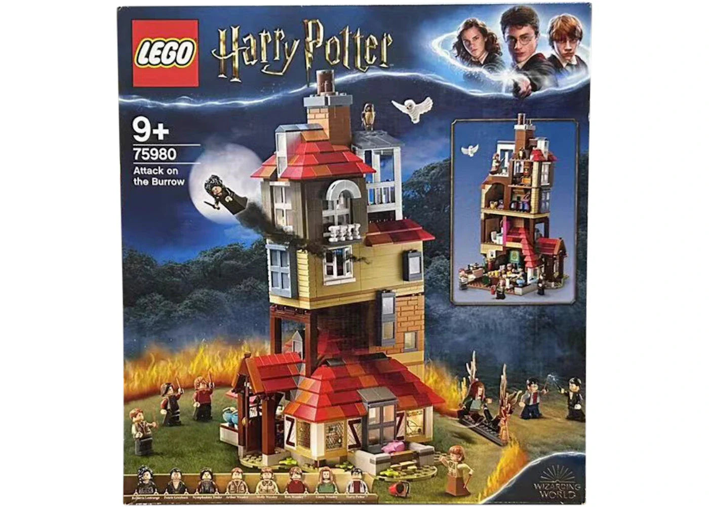 Lego Harry Potter Attack On The Burrow Set 75980