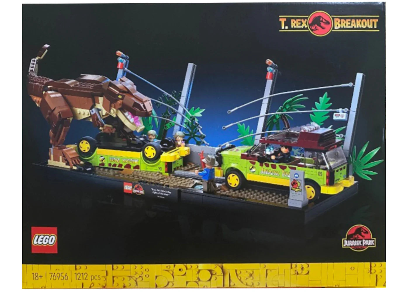 Lego Jurassic Park T. Rex Breakout Set 76956