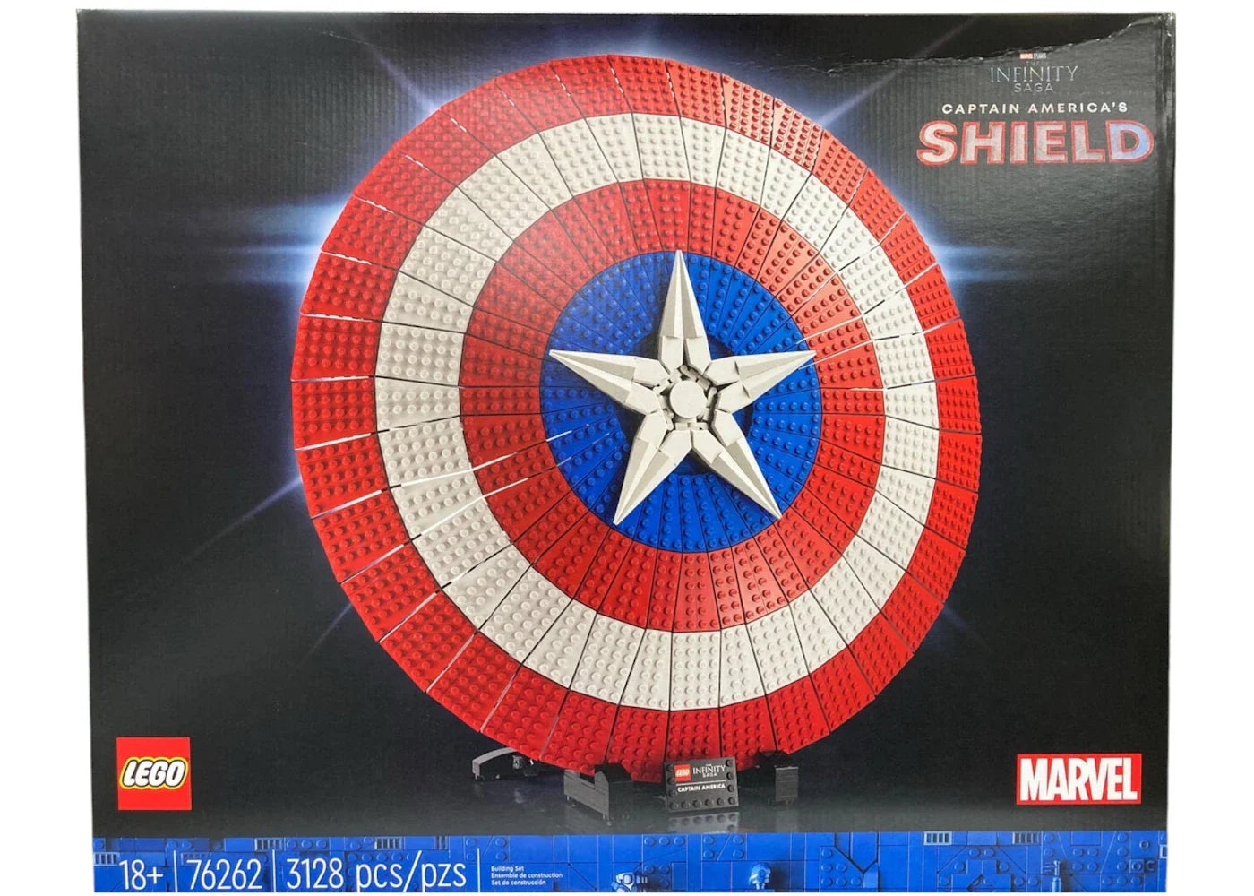 Lego Marvel Captain Americas Shield Set 76262