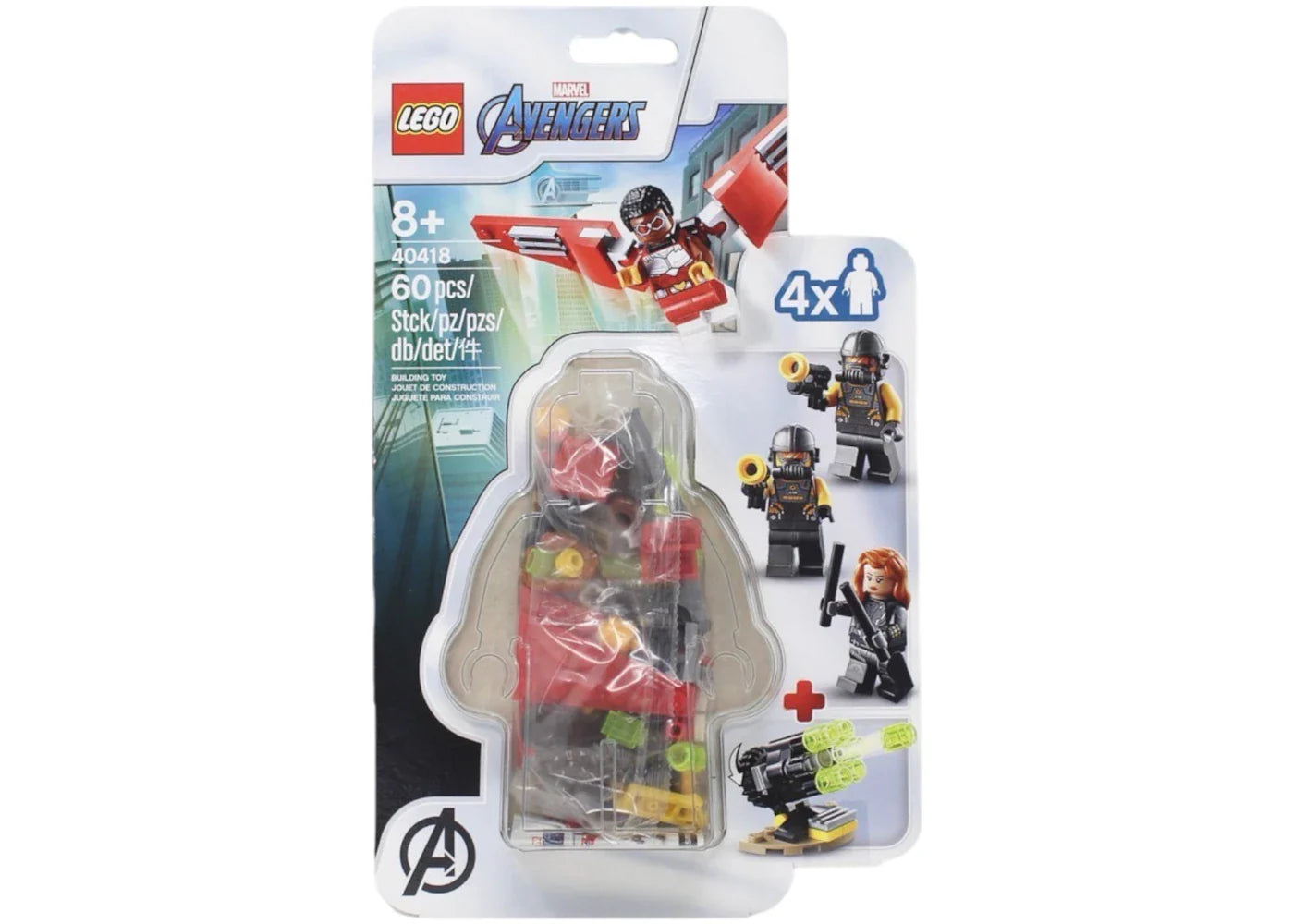 Lego Marvel Super Heroes Falcon & Black Widow Team Up Set 40418