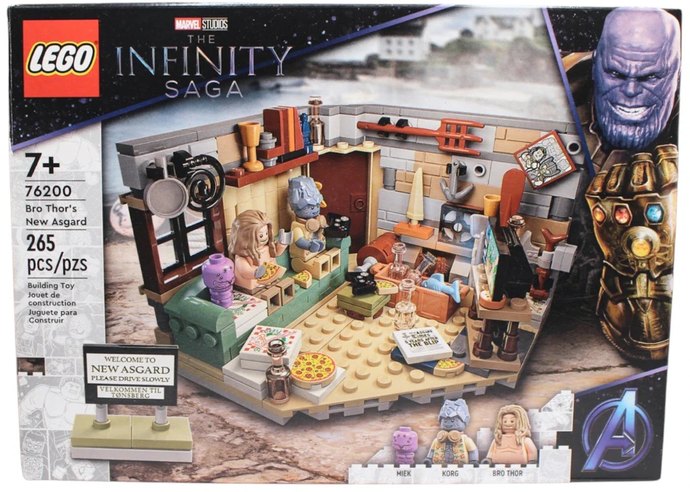 Lego Marvel The Infinity Saga Bro Thors New Asgard Set 76200