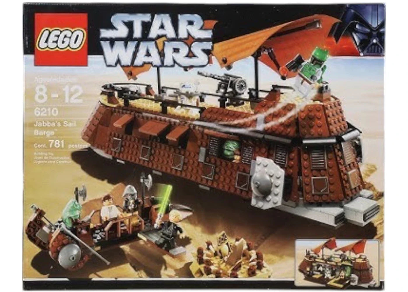 Lego Star Wars Jabbas Sail Barge Set 6210