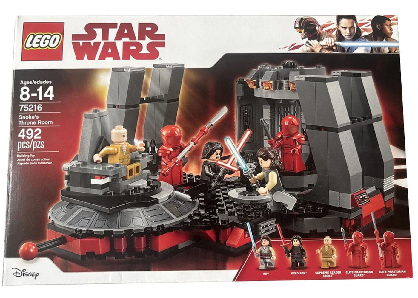 Lego Star Wars Snokes Throne Room Set 75216