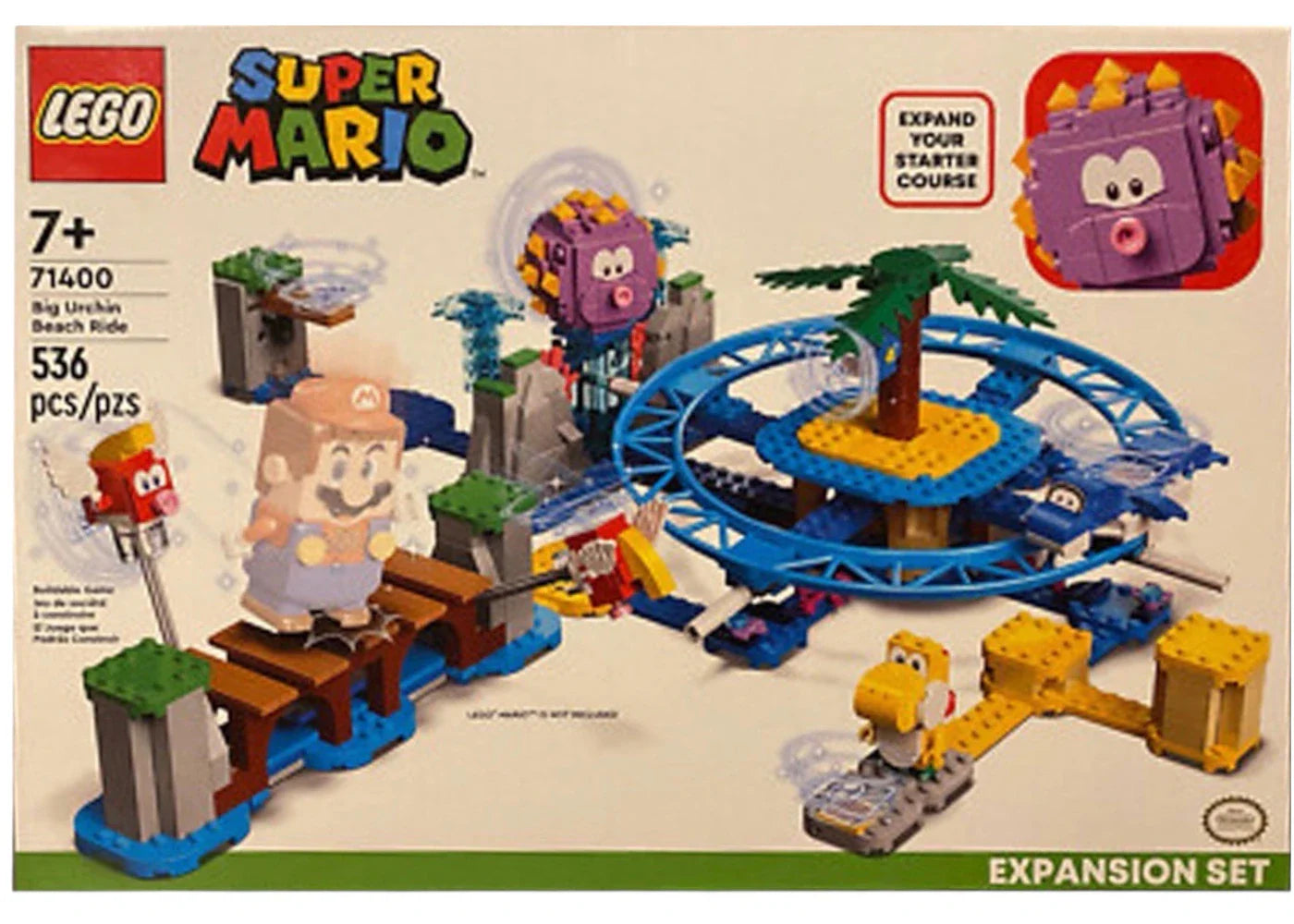 Lego Super Mario Big Urchin Beach Ride Expansion Set 71400