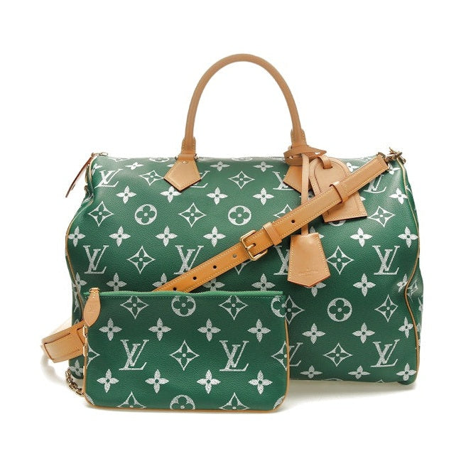 Louis Vuitton Speedy P9 Bandoulière 50 Monogram Leather Green