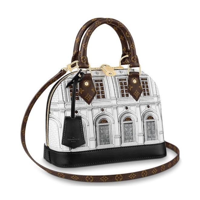 Louis Vuitton X Fornasetti Alma Bb Black/White