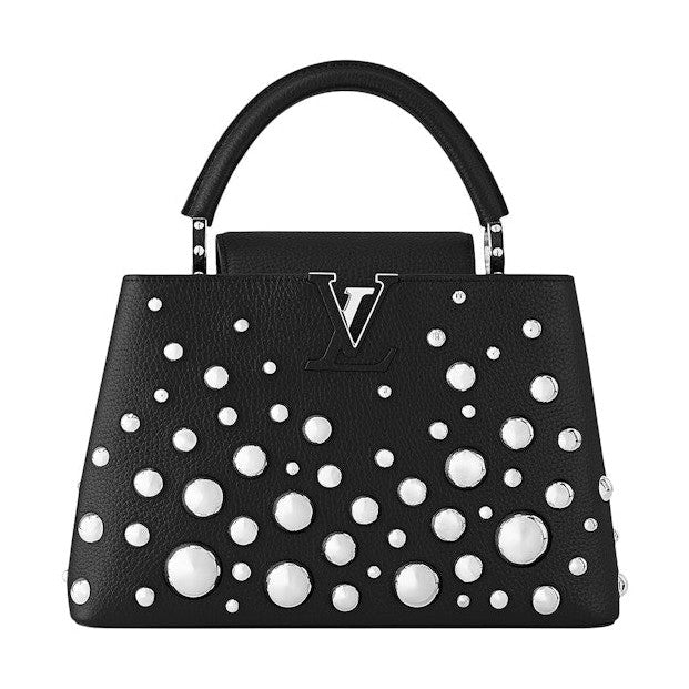 Louis Vuitton X Yayoi Kusama Capucine Mm Black