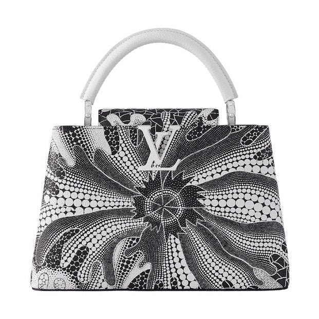 Louis Vuitton X Yayoi Kusama Capucines Mm Black/White