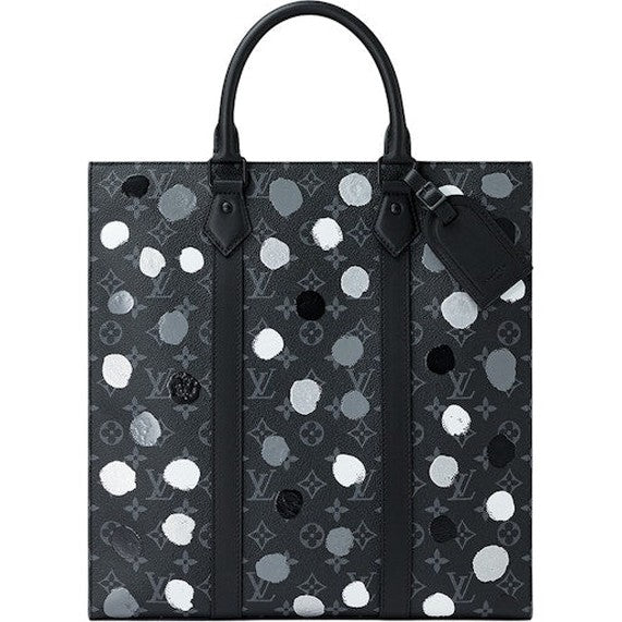 Louis Vuitton X Yayoi Kusama Sac Plat Monogram Eclipse Black/Silver