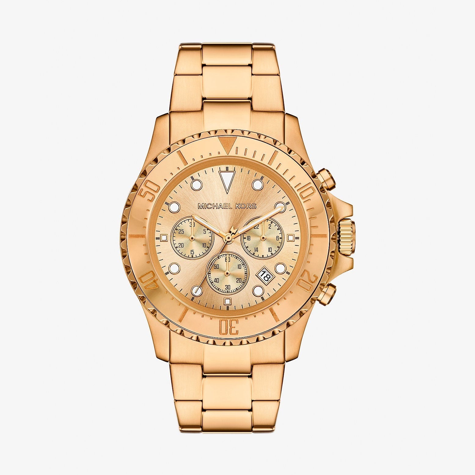 Michael Kors Oversized Everest Gold-Tone Watch Gold